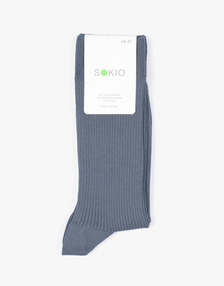 Organic Socks Active – Baltic Blue, 36/40