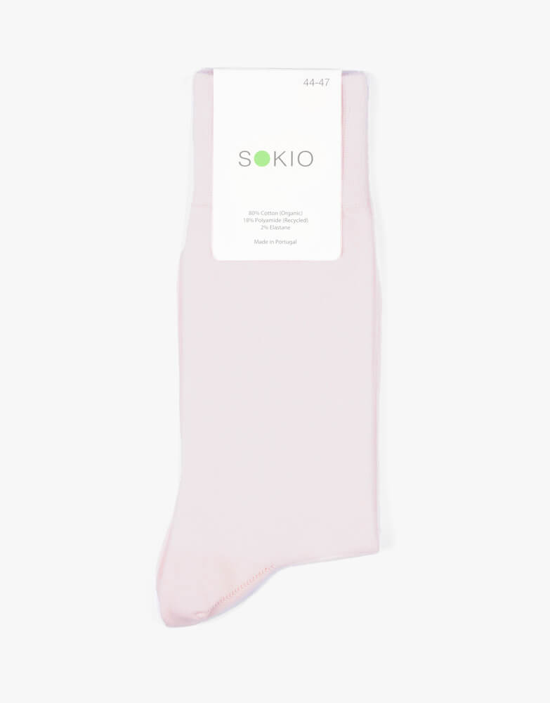 Chaussettes Bio City – Marshmallow Pink, 36/40