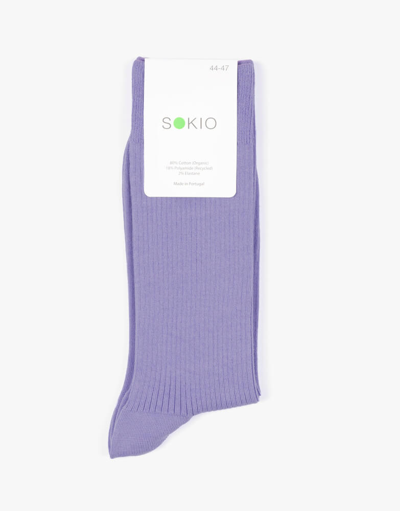 Organic Socks Active – Purple Rain, 36/40
